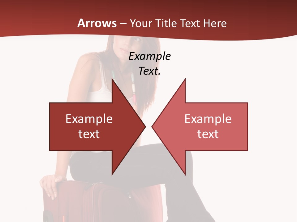 Necklace Woman Handbag PowerPoint Template