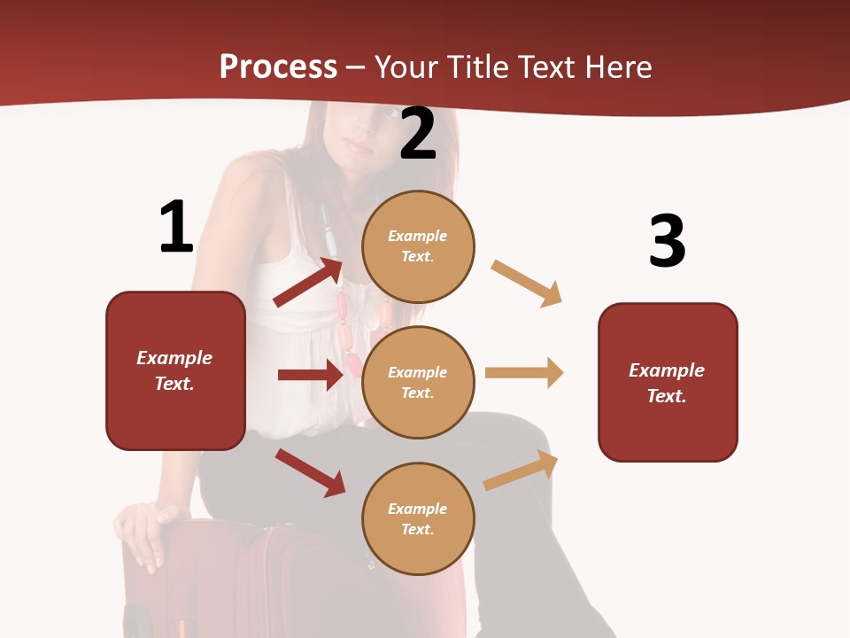 Necklace Woman Handbag PowerPoint Template