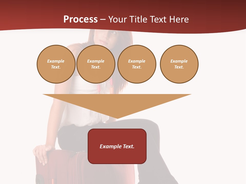 Necklace Woman Handbag PowerPoint Template