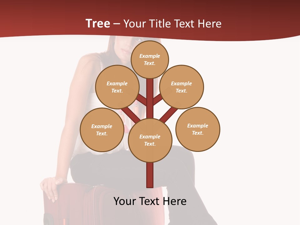 Necklace Woman Handbag PowerPoint Template