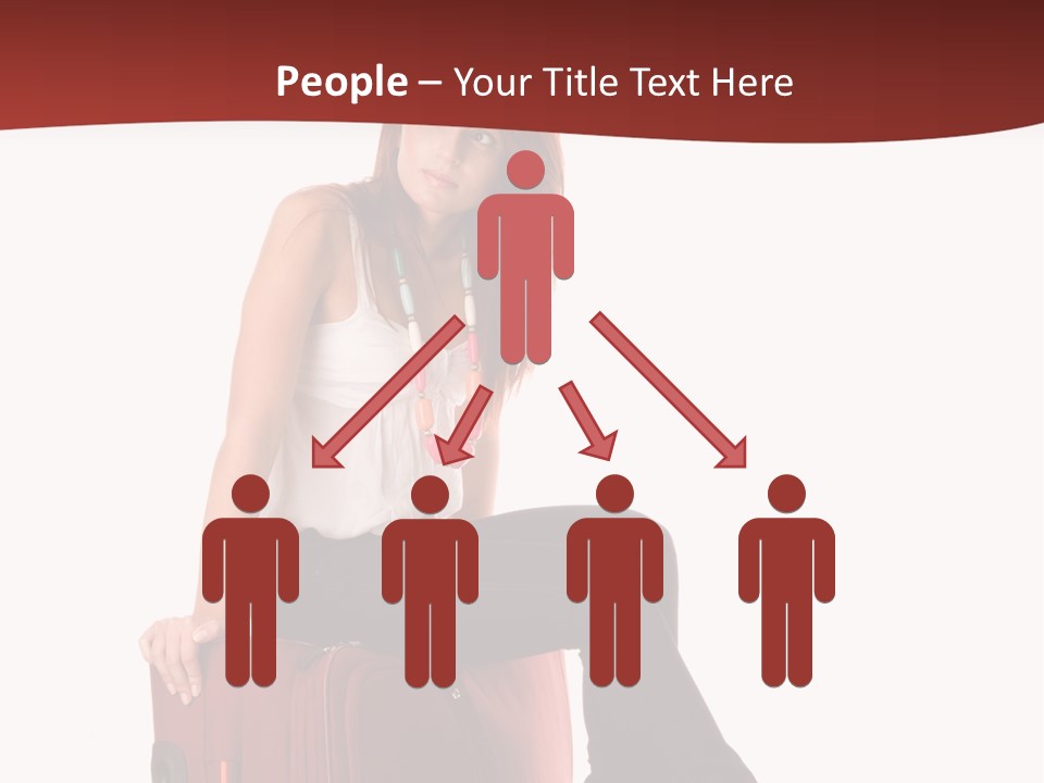 Necklace Woman Handbag PowerPoint Template