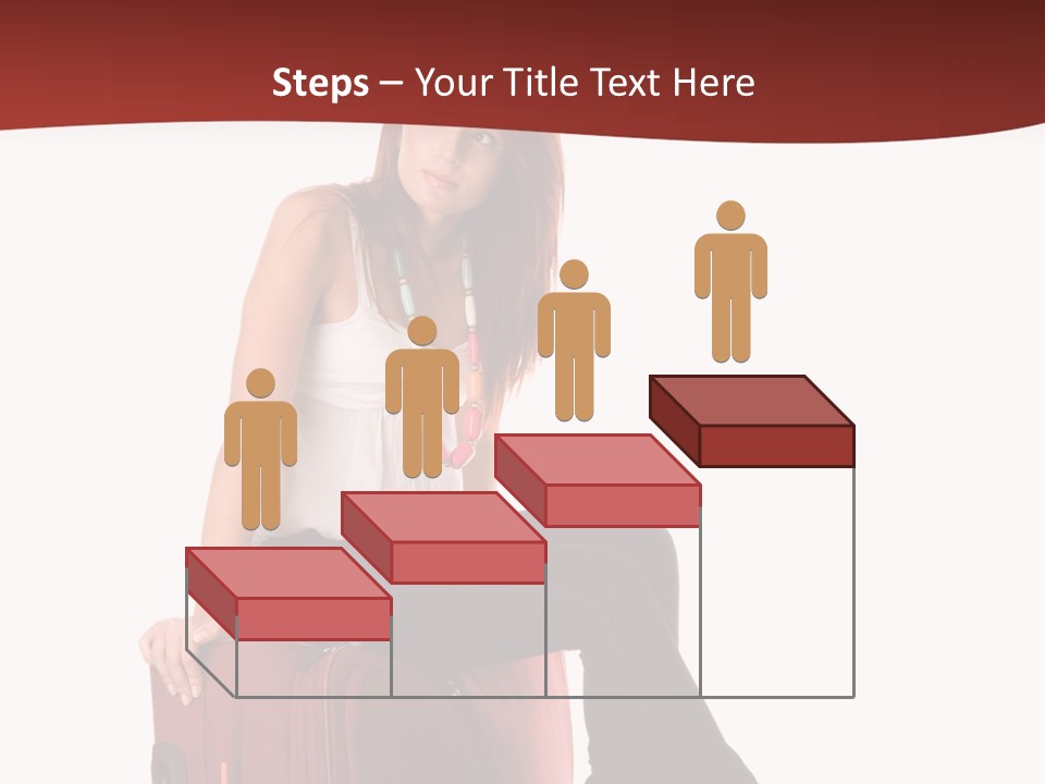 Necklace Woman Handbag PowerPoint Template