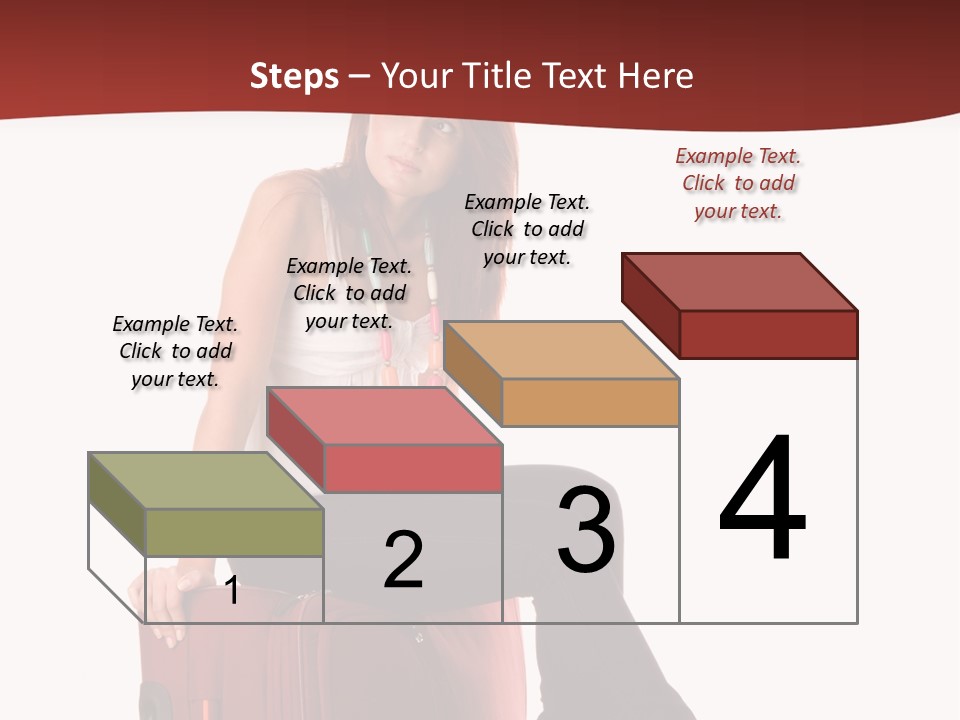 Necklace Woman Handbag PowerPoint Template