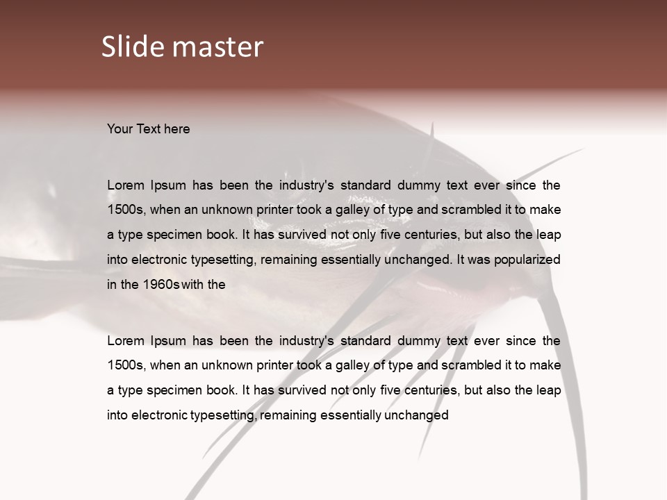 Catch American Raw PowerPoint Template