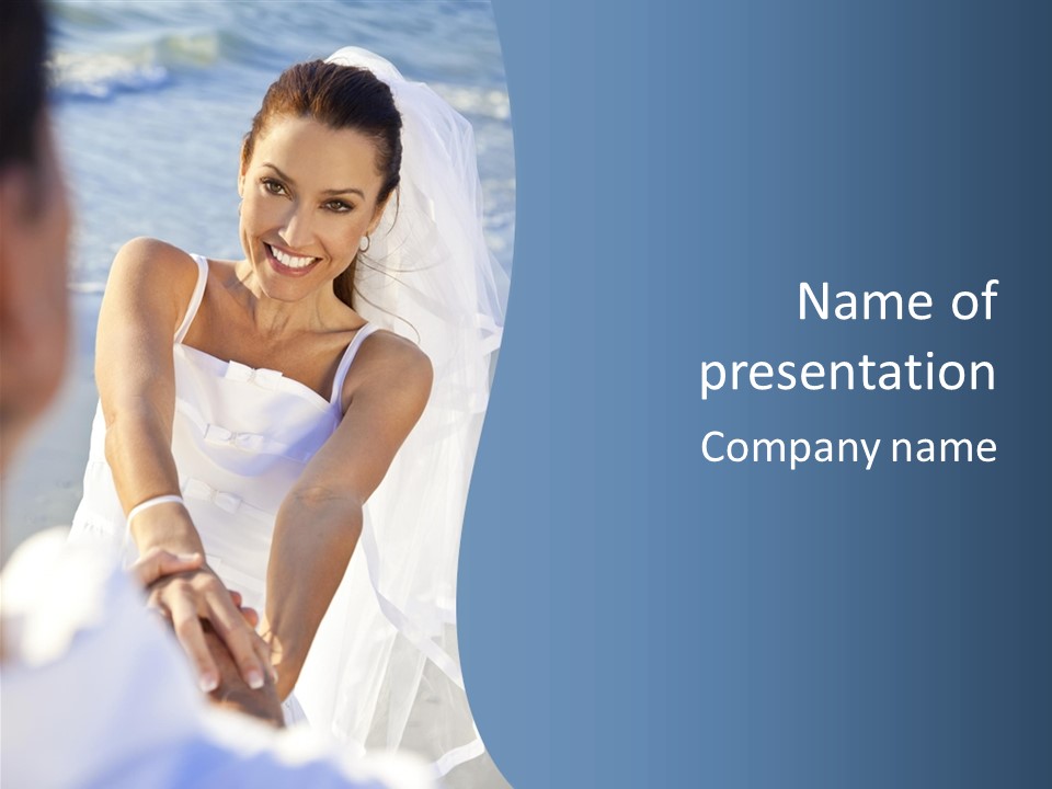 Attractive Wealthy Couple PowerPoint Template