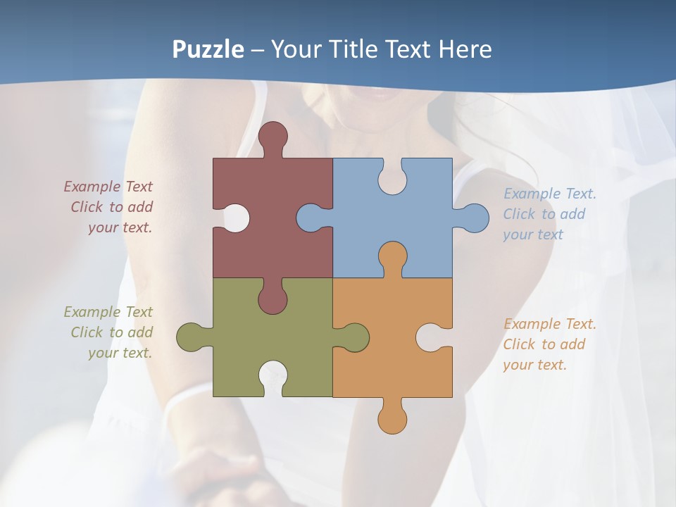 Attractive Wealthy Couple PowerPoint Template