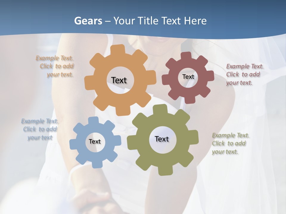 Attractive Wealthy Couple PowerPoint Template