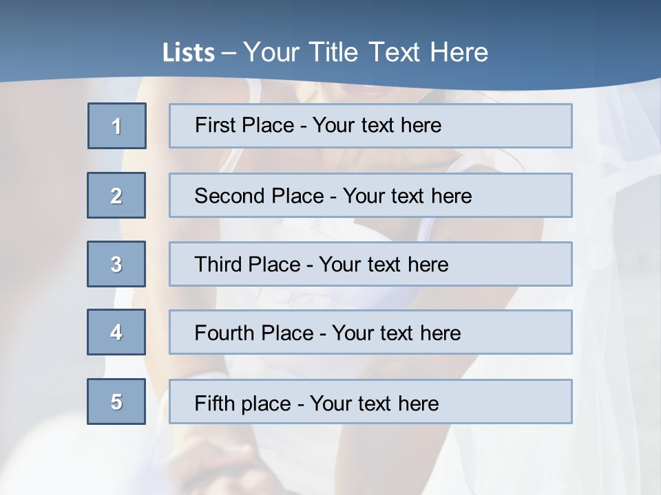 Attractive Wealthy Couple PowerPoint Template