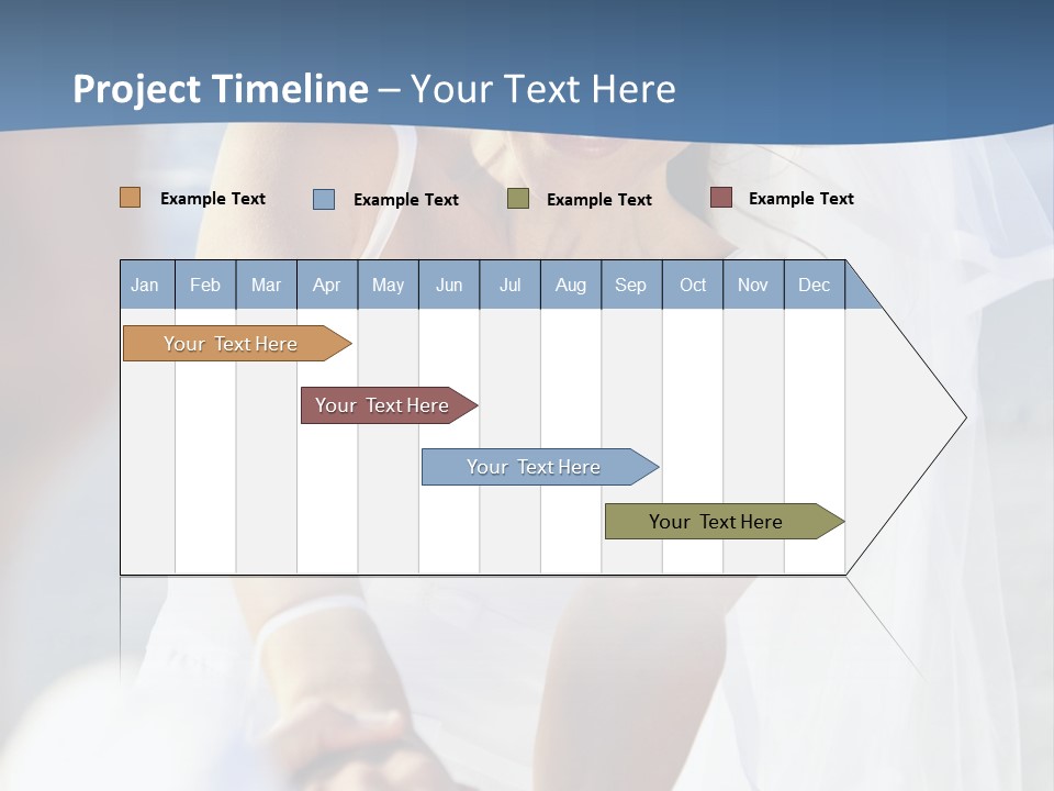 Attractive Wealthy Couple PowerPoint Template