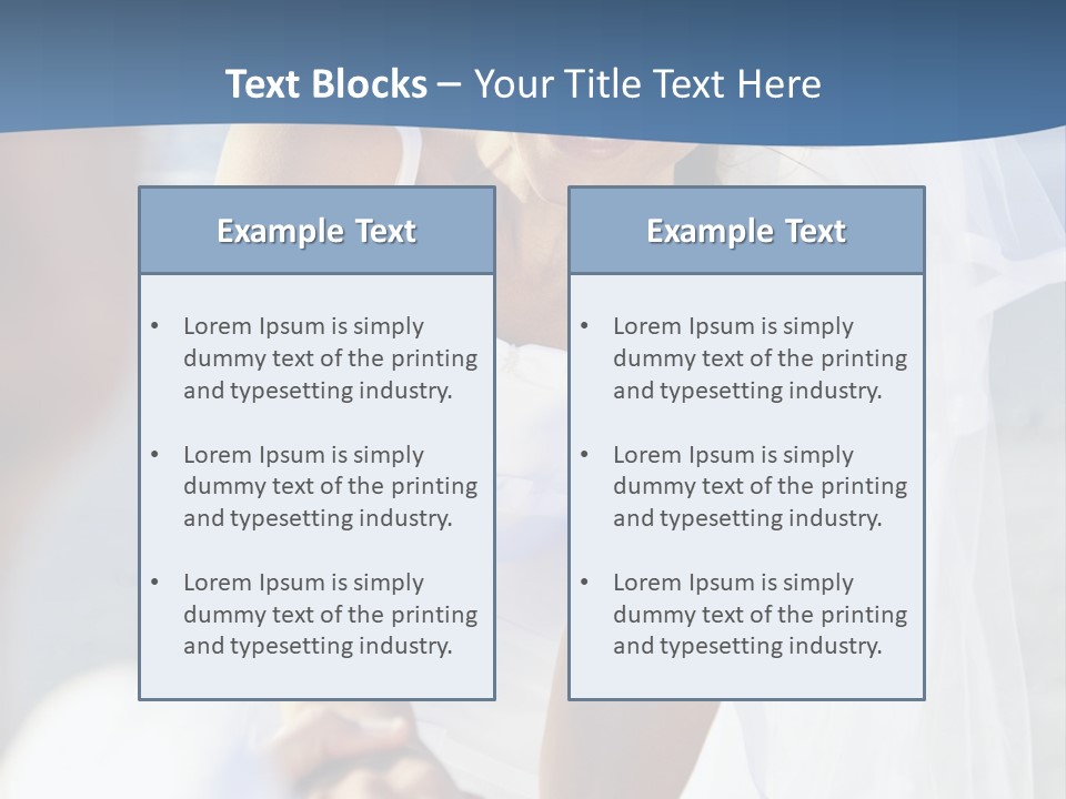 Attractive Wealthy Couple PowerPoint Template