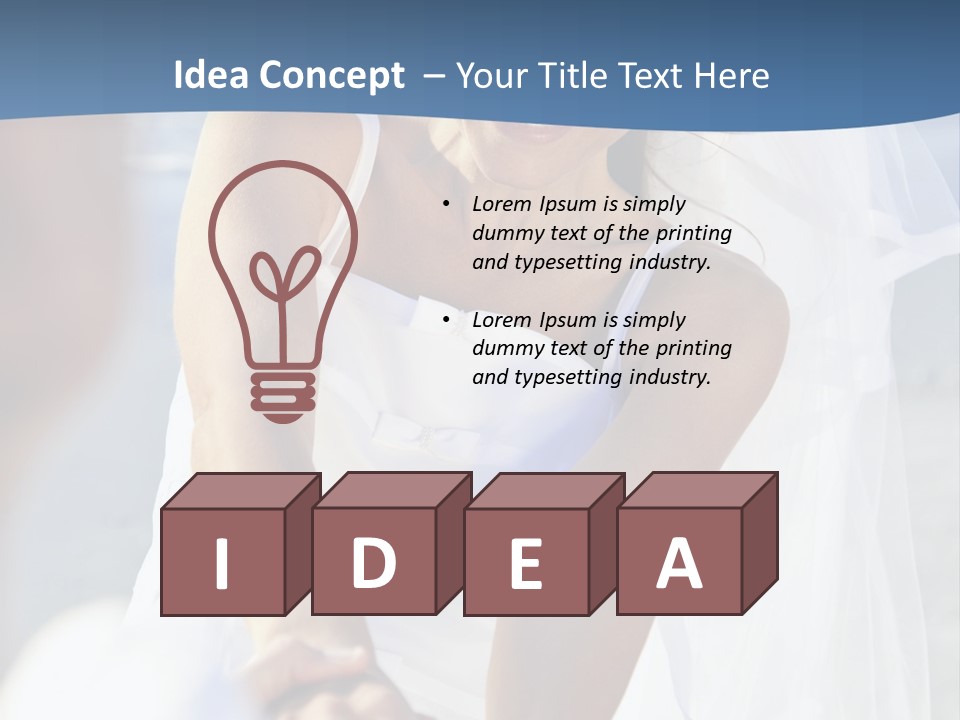 Attractive Wealthy Couple PowerPoint Template