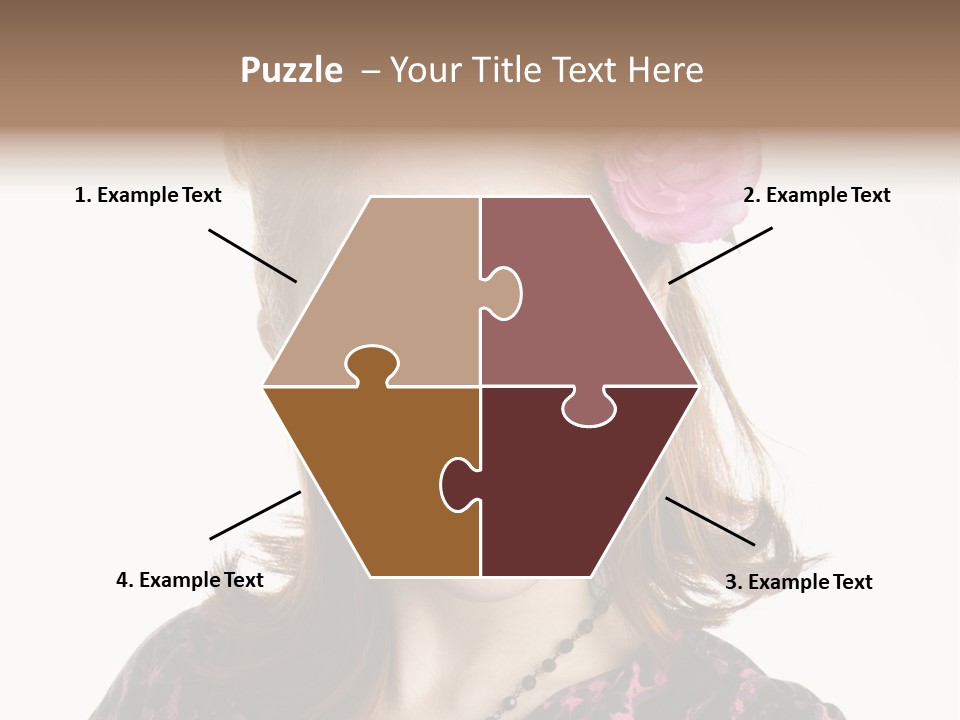 Person Fashion Smiling PowerPoint Template