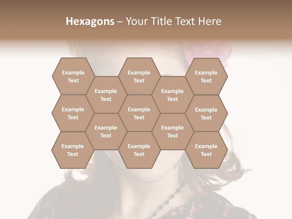 Person Fashion Smiling PowerPoint Template