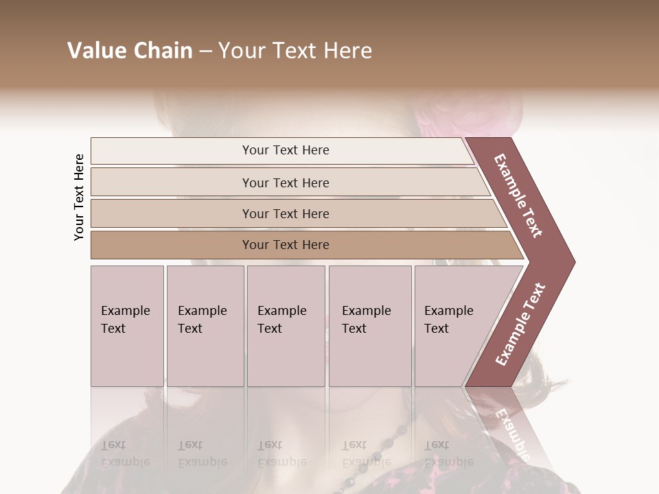 Person Fashion Smiling PowerPoint Template