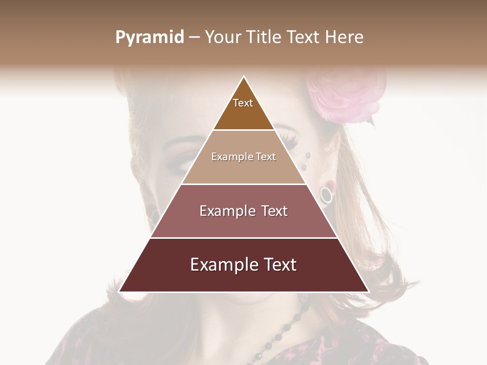 Person Fashion Smiling PowerPoint Template