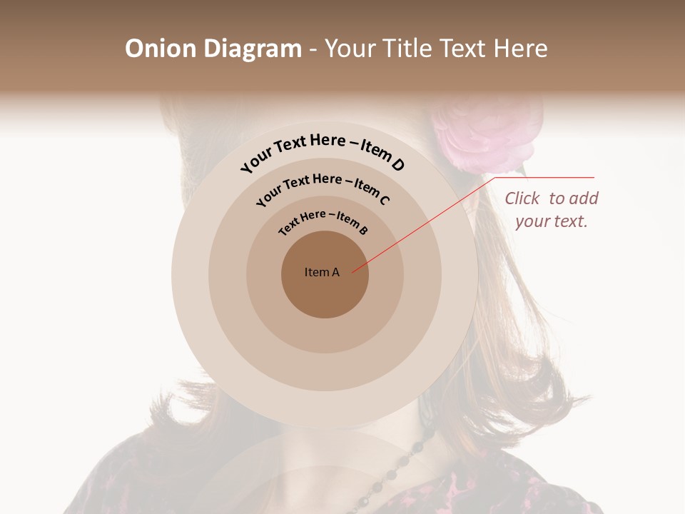 Person Fashion Smiling PowerPoint Template