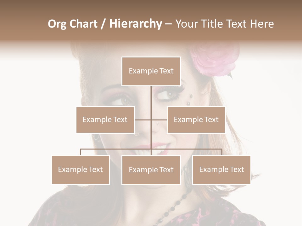 Person Fashion Smiling PowerPoint Template