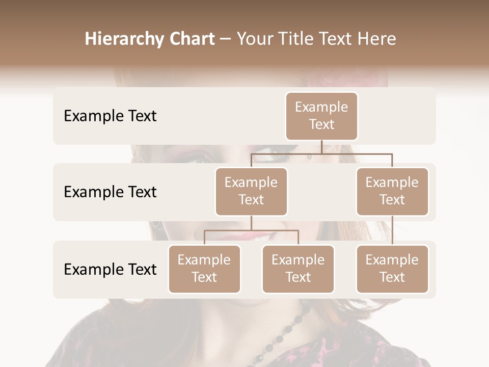Person Fashion Smiling PowerPoint Template