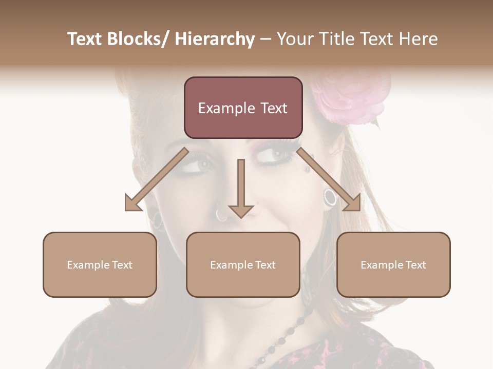 Person Fashion Smiling PowerPoint Template