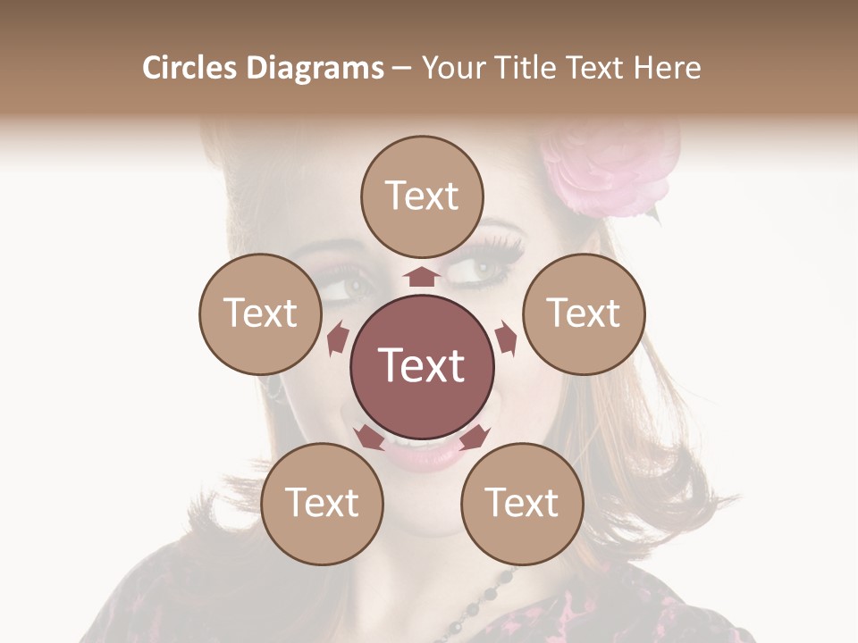 Person Fashion Smiling PowerPoint Template