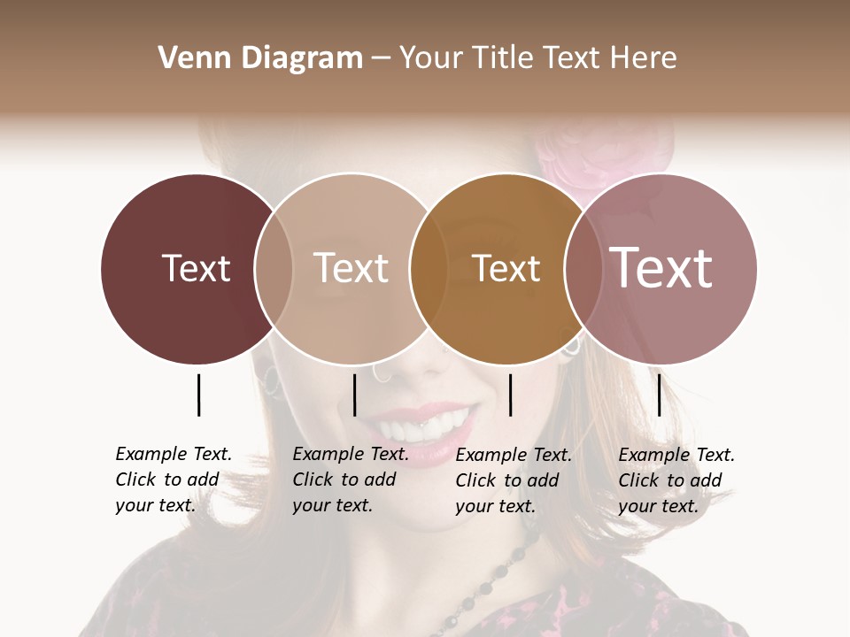 Person Fashion Smiling PowerPoint Template