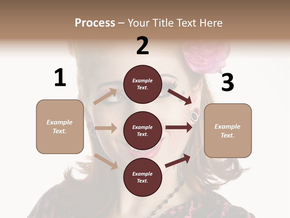 Person Fashion Smiling PowerPoint Template