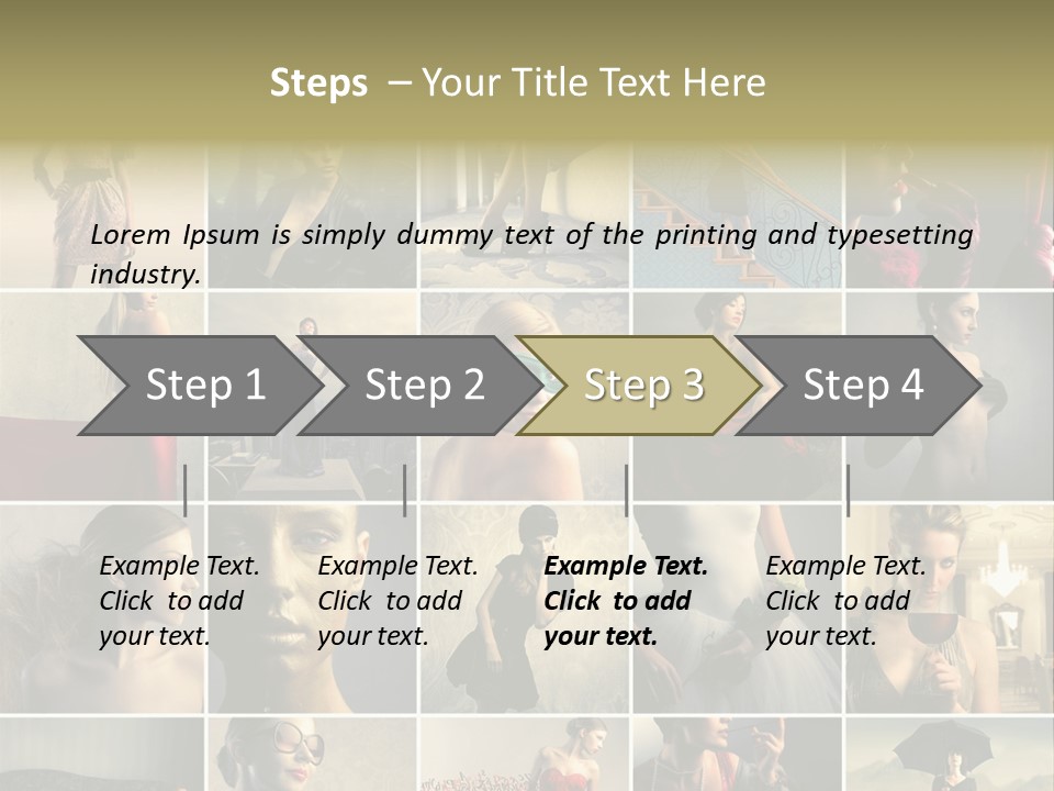 Legs Hat Attractive PowerPoint Template