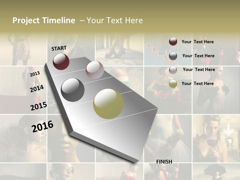 Legs Hat Attractive PowerPoint Template