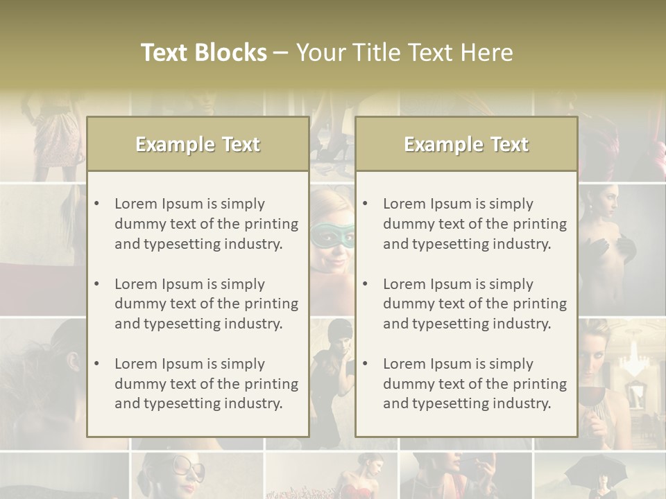 Legs Hat Attractive PowerPoint Template