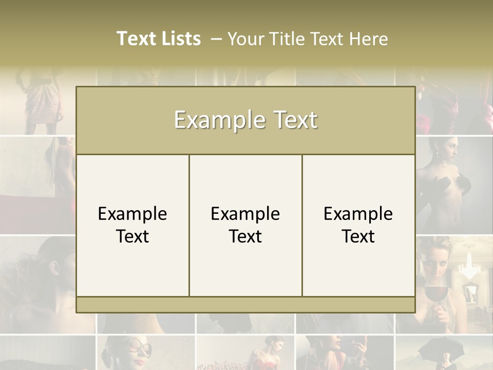 Legs Hat Attractive PowerPoint Template