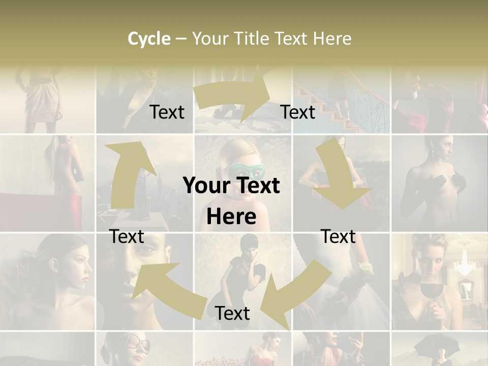Legs Hat Attractive PowerPoint Template