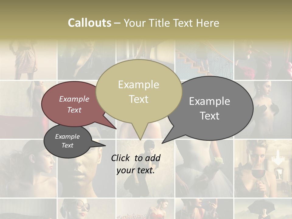 Legs Hat Attractive PowerPoint Template