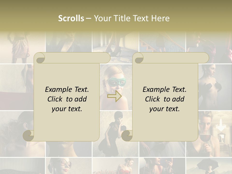 Legs Hat Attractive PowerPoint Template