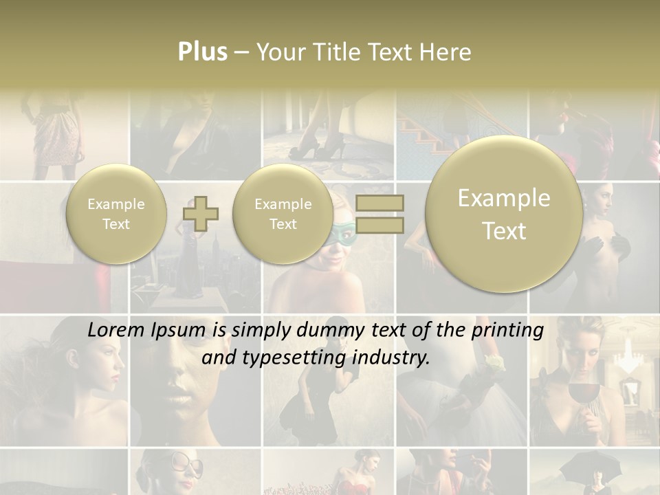 Legs Hat Attractive PowerPoint Template