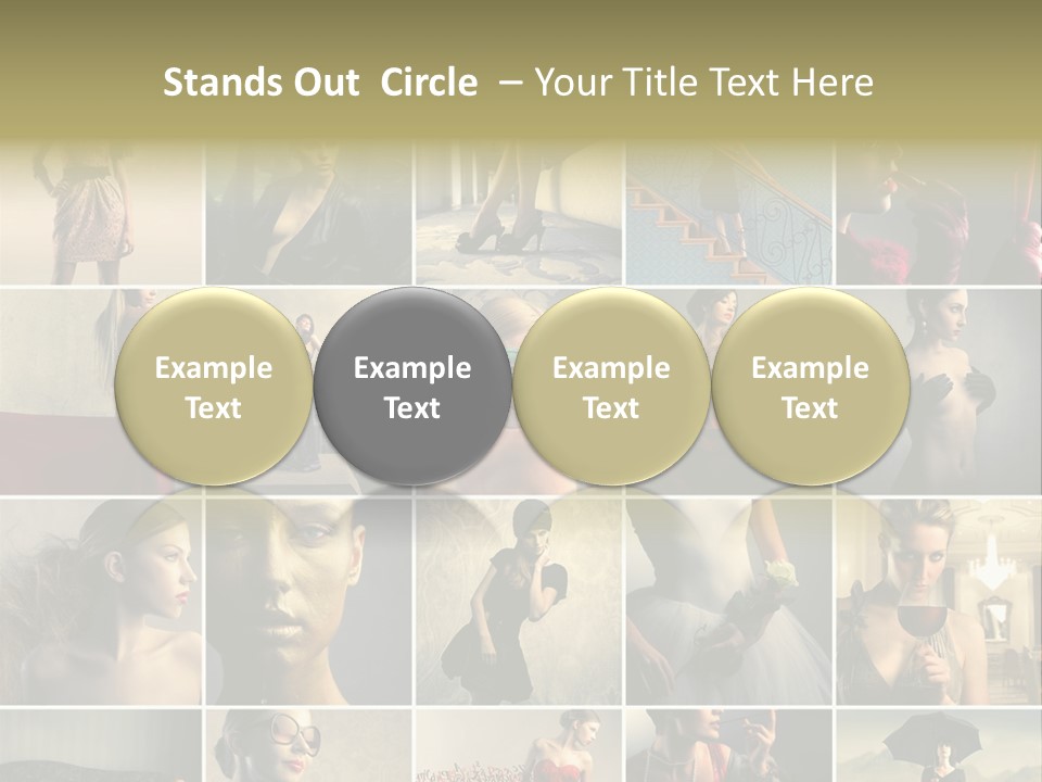 Legs Hat Attractive PowerPoint Template