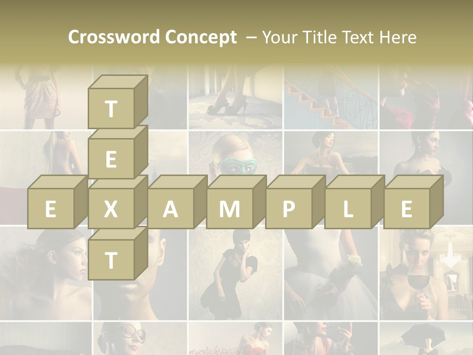 Legs Hat Attractive PowerPoint Template