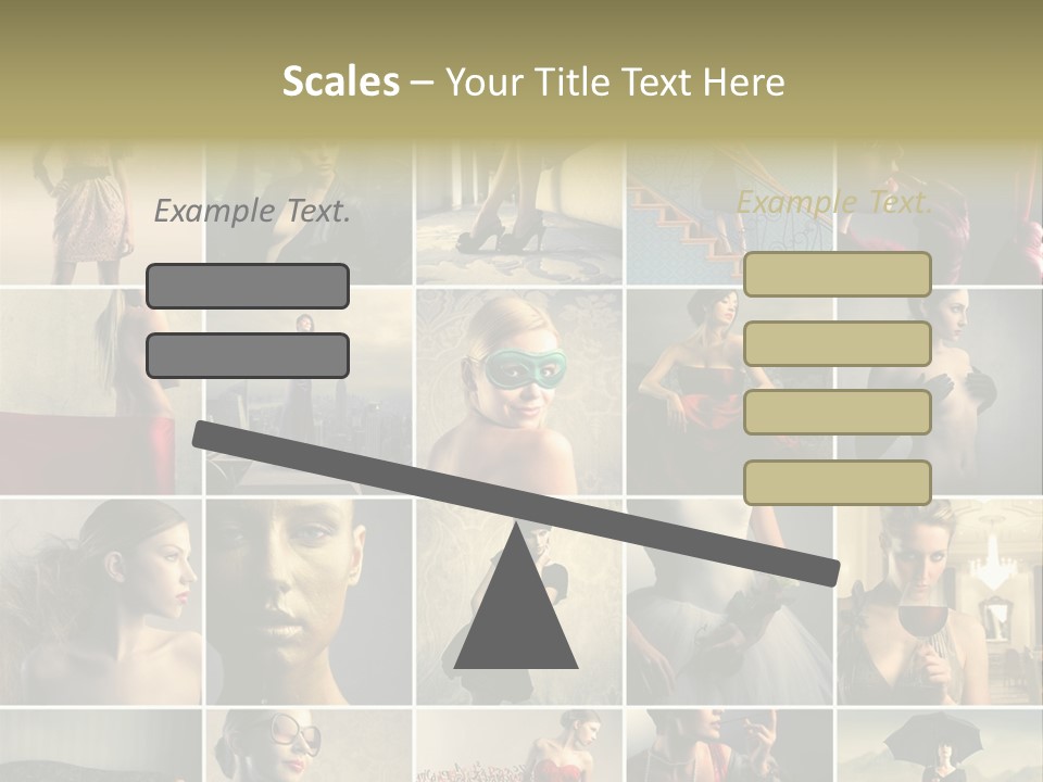 Legs Hat Attractive PowerPoint Template