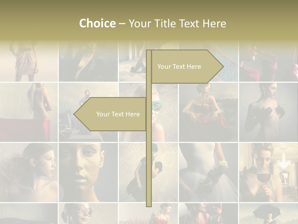 Legs Hat Attractive PowerPoint Template