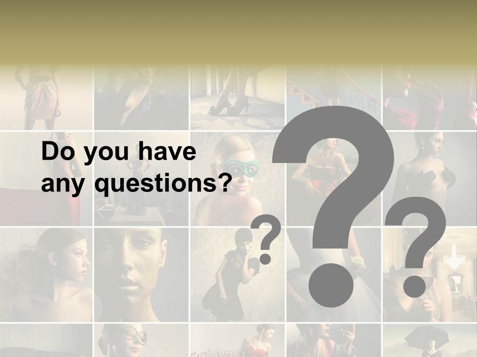 Legs Hat Attractive PowerPoint Template