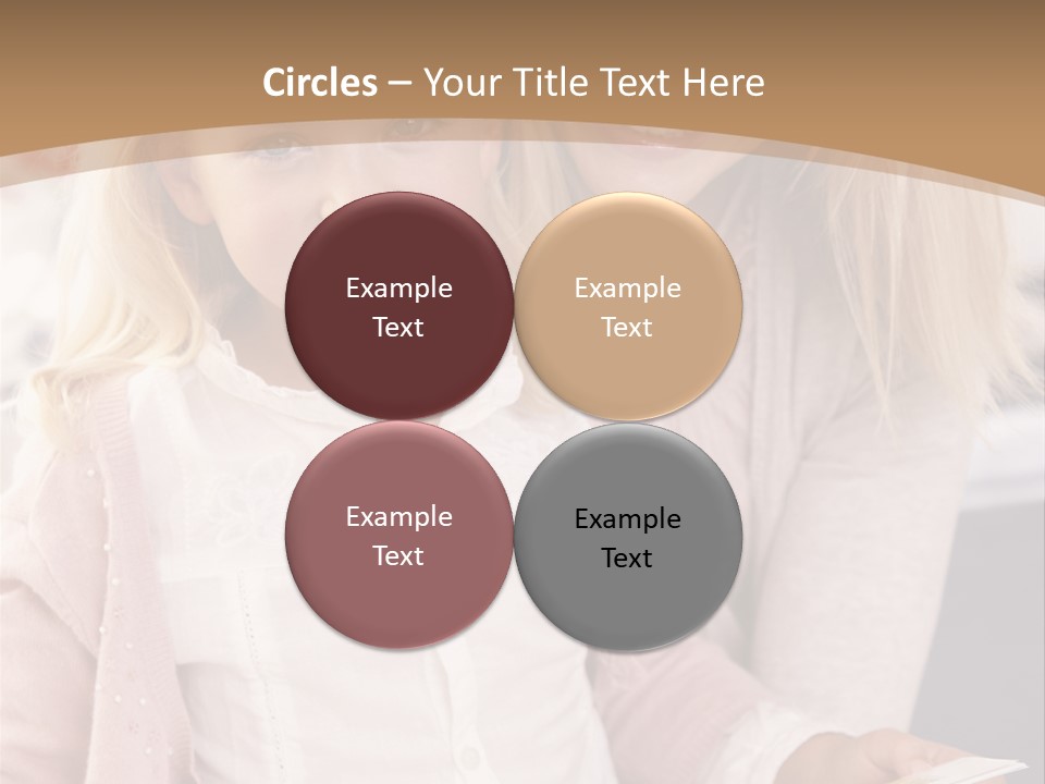 Happy Indoors In Studio Indoors At Home PowerPoint Template