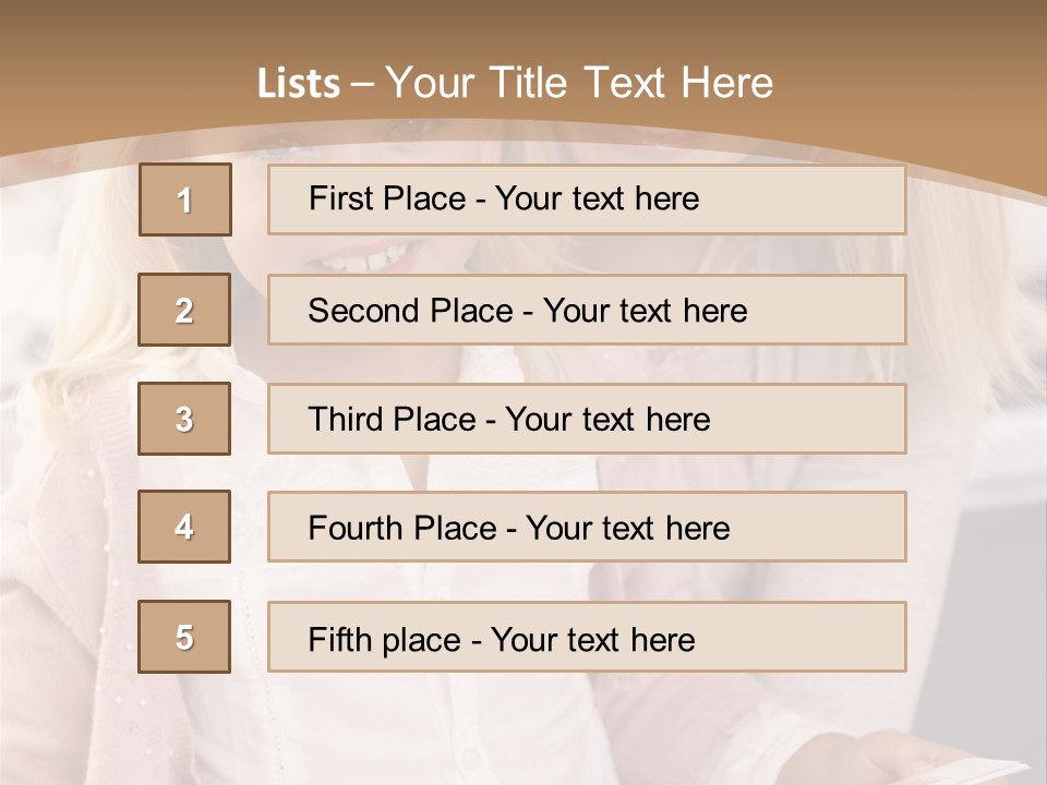 Happy Indoors In Studio Indoors At Home PowerPoint Template