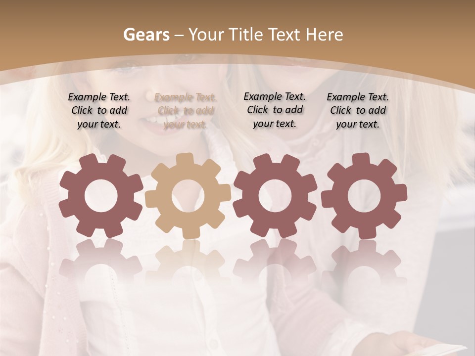 Happy Indoors In Studio Indoors At Home PowerPoint Template