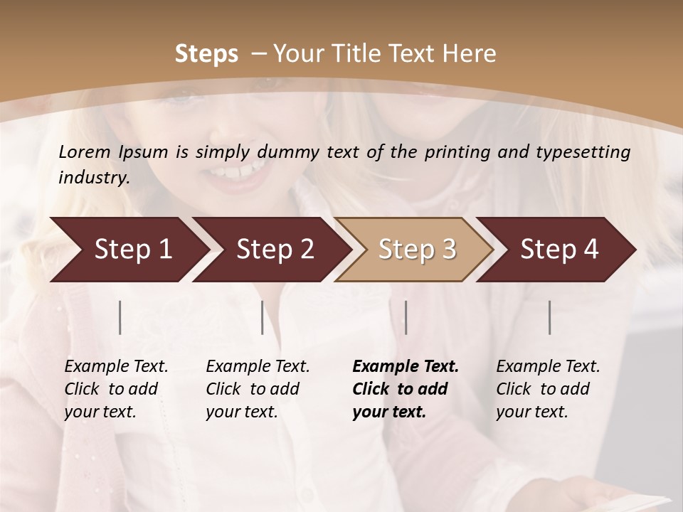 Happy Indoors In Studio Indoors At Home PowerPoint Template