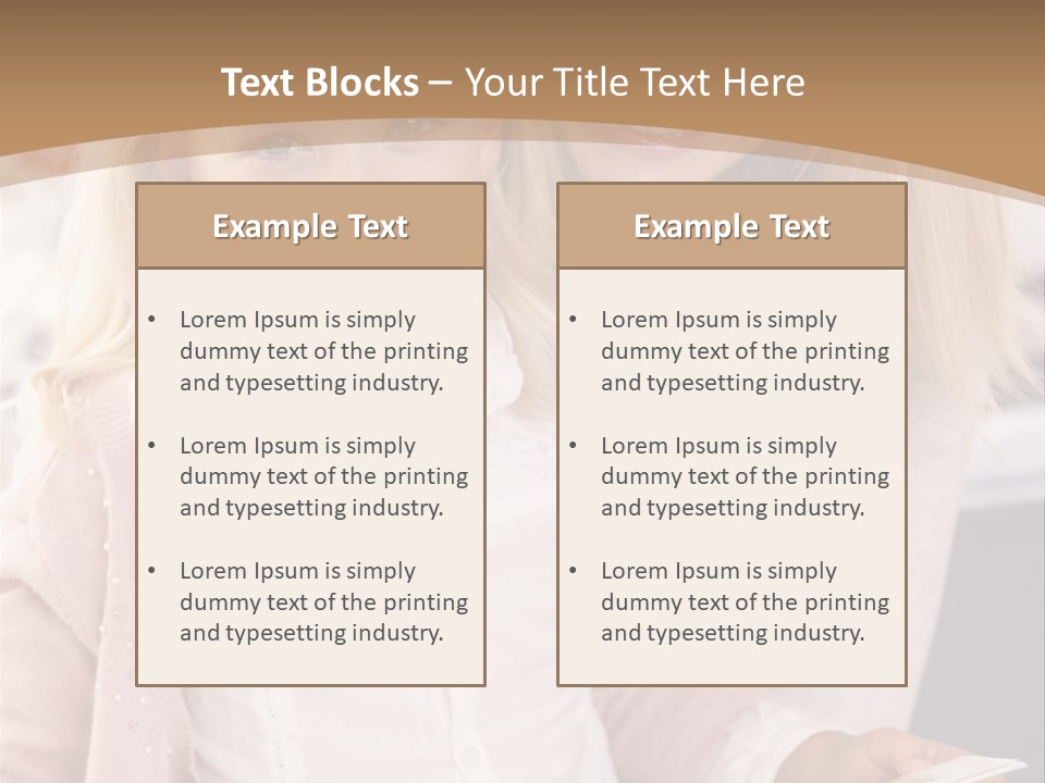 Happy Indoors In Studio Indoors At Home PowerPoint Template