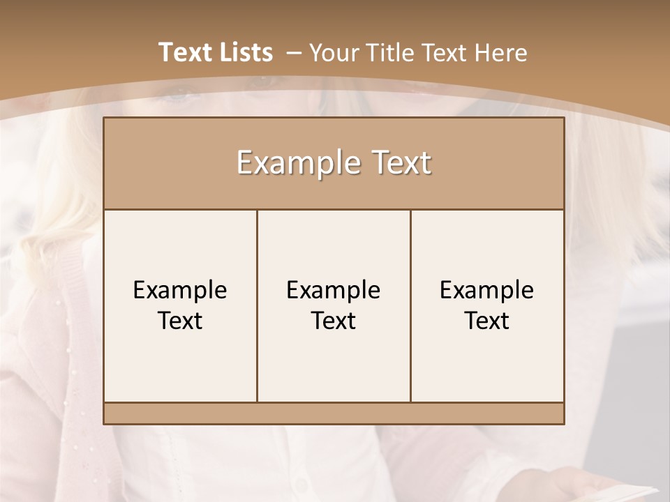 Happy Indoors In Studio Indoors At Home PowerPoint Template