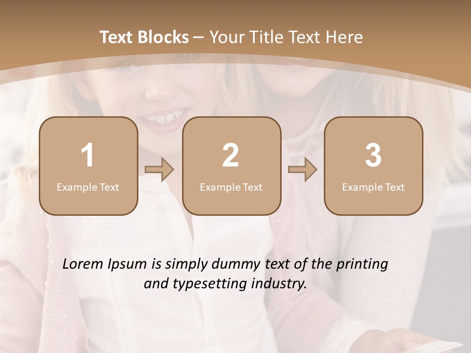Happy Indoors In Studio Indoors At Home PowerPoint Template