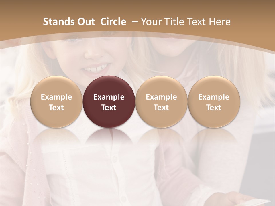 Happy Indoors In Studio Indoors At Home PowerPoint Template