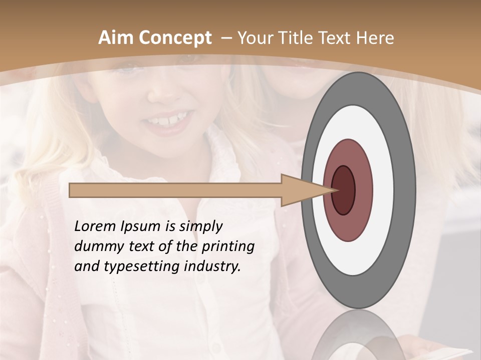 Happy Indoors In Studio Indoors At Home PowerPoint Template