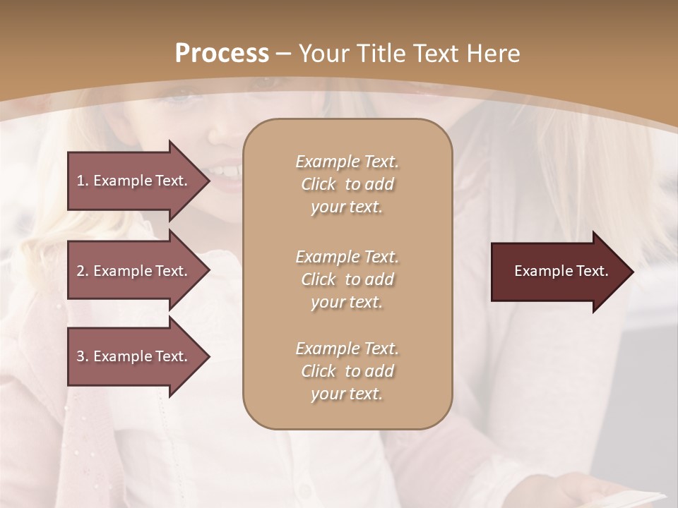 Happy Indoors In Studio Indoors At Home PowerPoint Template