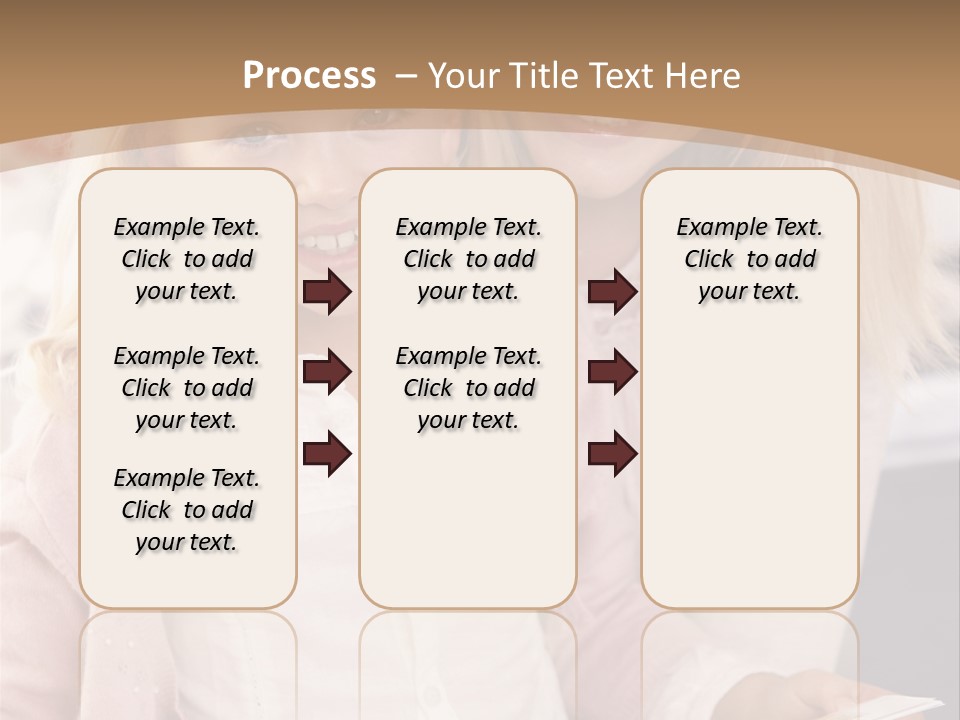 Happy Indoors In Studio Indoors At Home PowerPoint Template